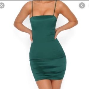 Oh Polly satin mini dress